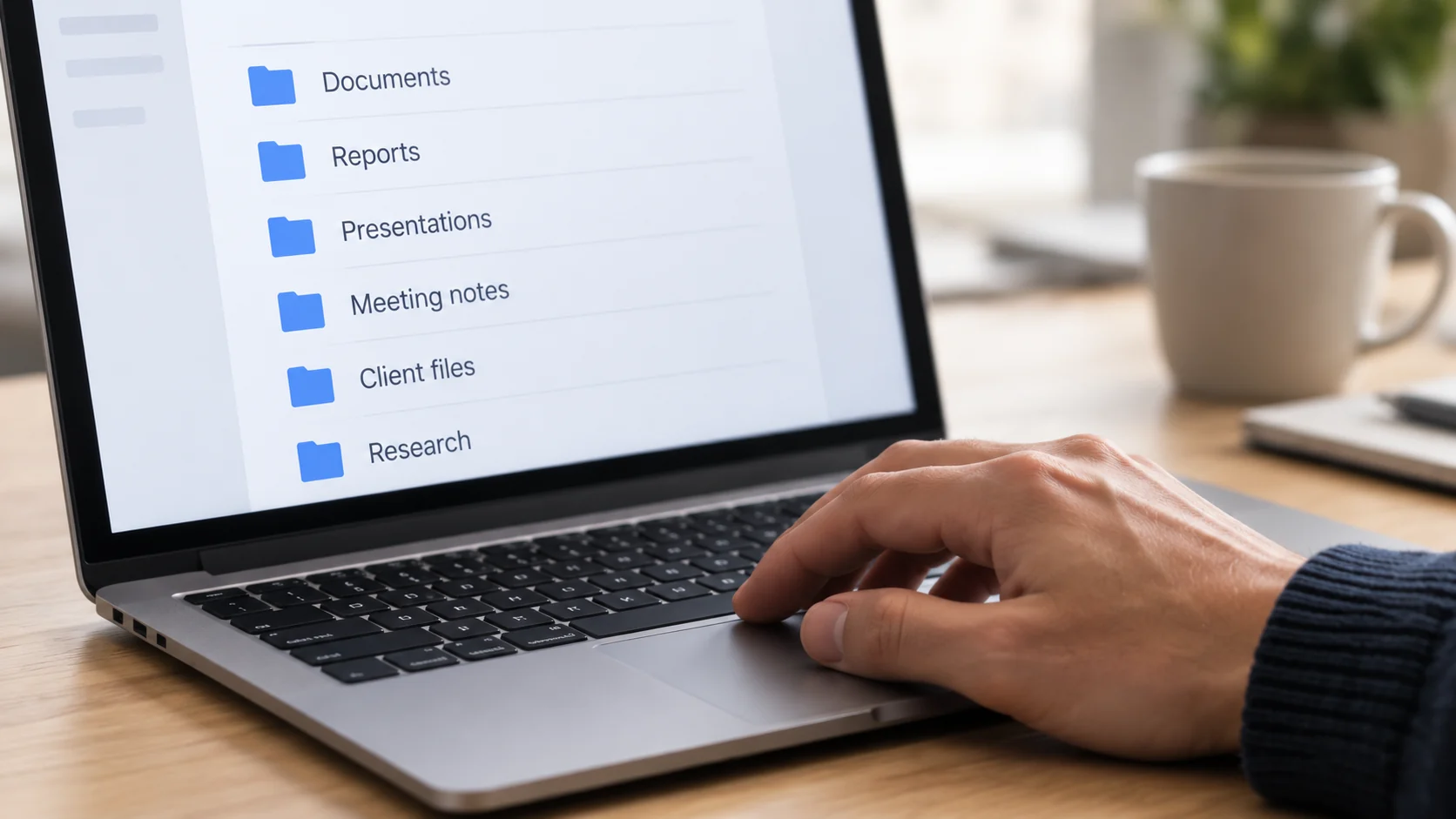 Illustrative digital document workspace